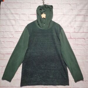 Xersion Hoodie‎ Mens XL Green Fleece Pullover Hooded Sweatshirt Soft Casual Warm